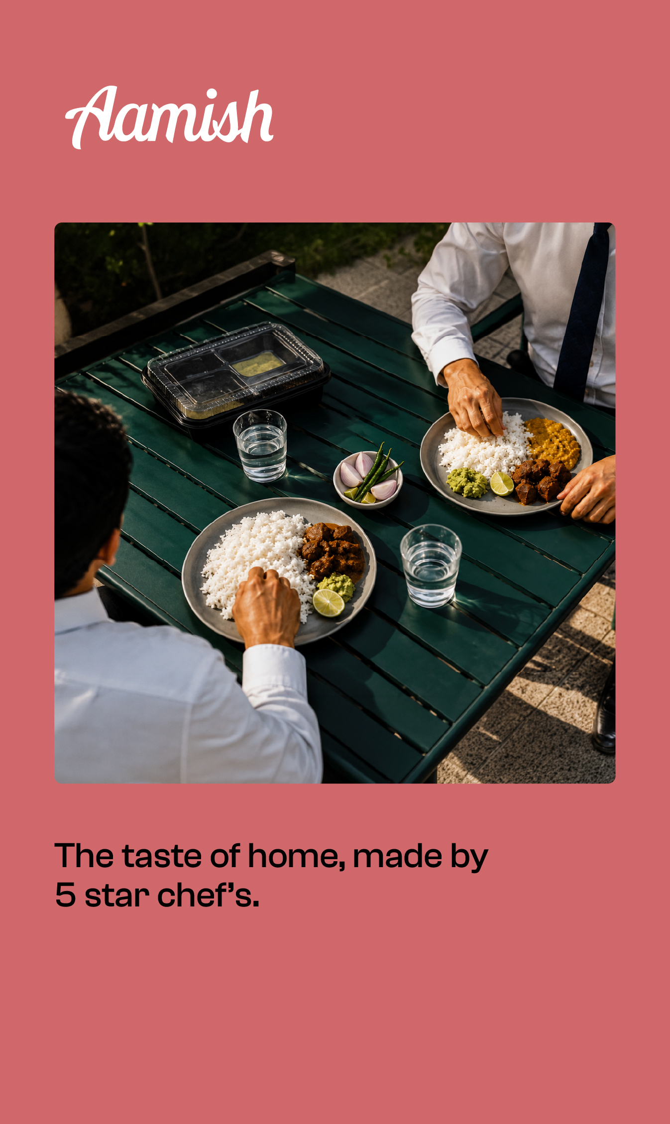 Aamish — The taste of home, made by professionals.