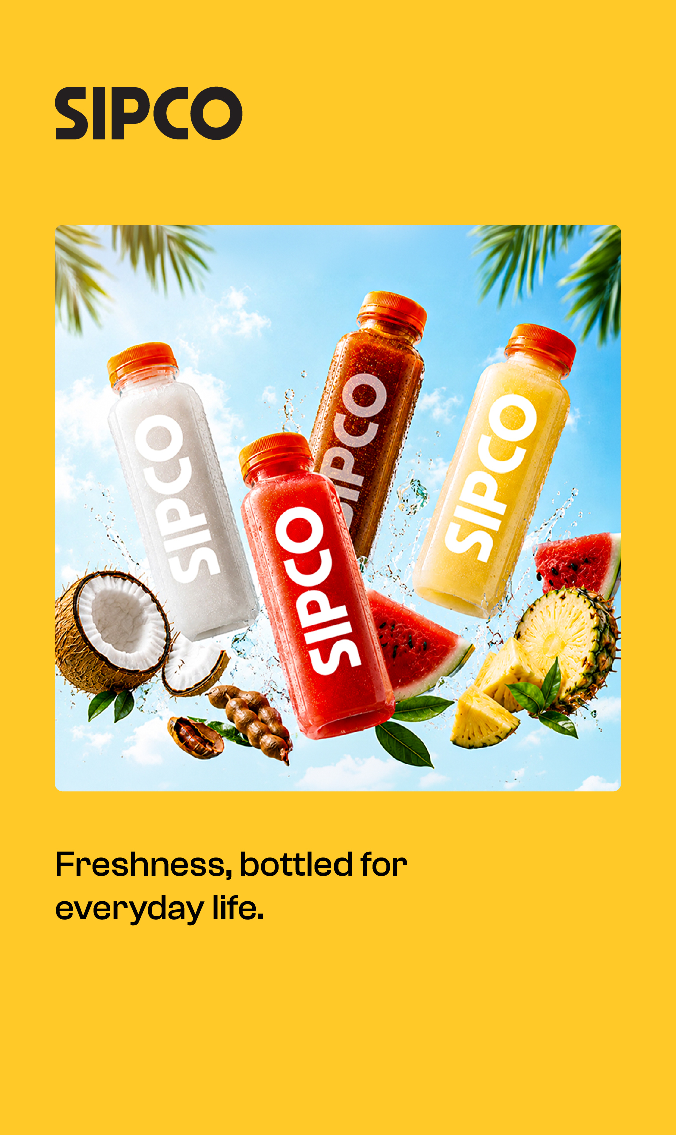 Sipco — Freshness, bottled for everyday life.